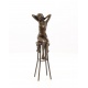 Trezirea -statueta Art Deco din bronz