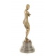 Dansatoarea sfioasa- statueta Art Deco din bronz