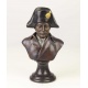 Bust Napoleon -statueta din bronz pe un soclu din marmura