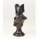 Bust Napoleon -statueta din bronz pe un soclu din marmura