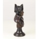 Bust Napoleon -statueta din bronz pe un soclu din marmura