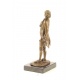 Mozart-statueta din bronz pe un soclu din marmura