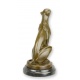 Ghepard- statueta din bronz pe un soclu din marmura