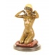 Nud art nouveau-statueta din bronz