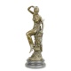 Zeita Diana - statueta mare din bronz pe soclu din marmura