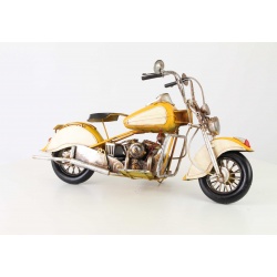 Model mare de motocicleta alba