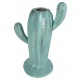Vas cactus din ceramica verde