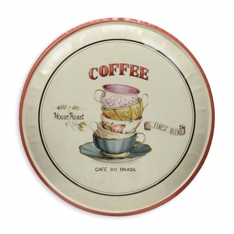 Decoratiune metalica de perete cafea
