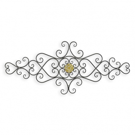Decoratiune ghirlanda din fier forjat