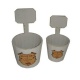 Set doua jardiniere din lemn