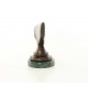 Cap de femeie Art Deco- statueta din bronz pe soclu din marmura