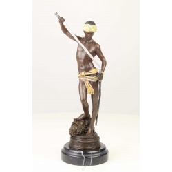 Victoria lui David asupra lui Goliat- staueta din bronz