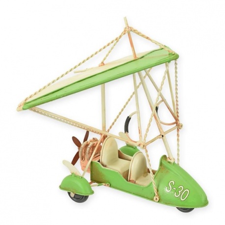 Model de paramotor verde