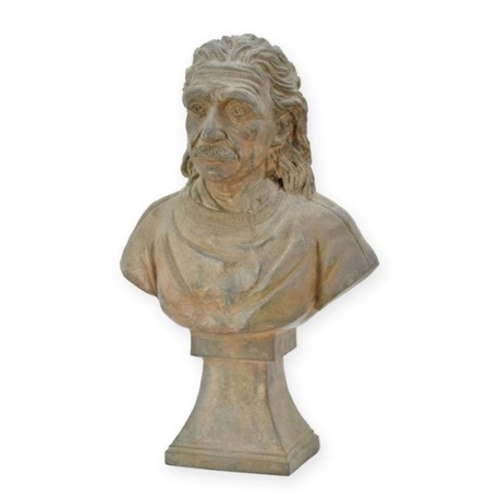 Bustul lui Einstein -statueta thailandeza din bronz