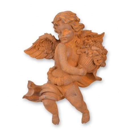 Ingeras-decoratiune de perete din fonta