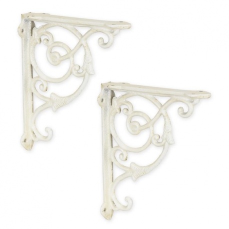 Set doua console de perete antik white