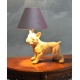 Lampa de masa cu un buldog francez