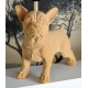 Lampa de masa cu un buldog francez