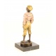 Baietel - statueta din bronz pe un soclu din marmura