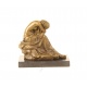 Frumoasa inghenunchiata- statueta din bronz pe un soclu din marmura