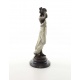Statueta Art Deco din bronz cu o dansatoare