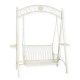 Balansoar din fier forjat antik white