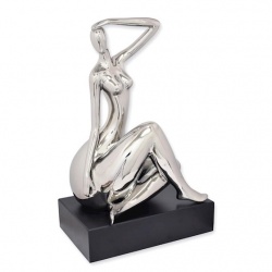 Nud inclinat-statueta moderna din ceramica