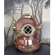 Casca decorativa de scafandru in marime naturala din metal