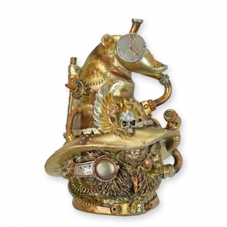 Statueta STEAMPUNK cu cap de bufnita