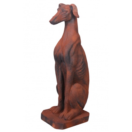 Ogar-statueta din compozit cu aspect ruginiu