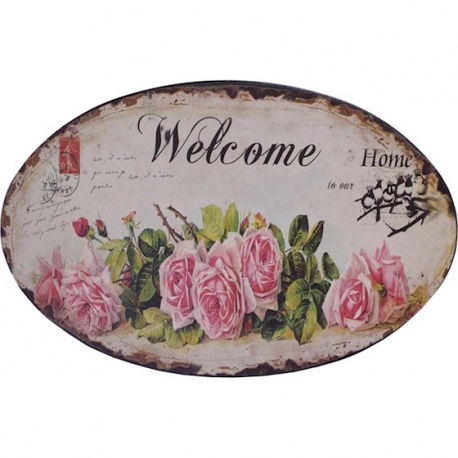 Decoratiune ovala Welcome