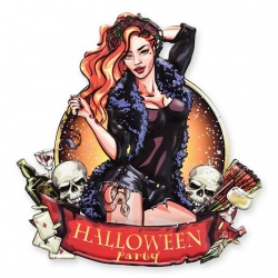 Petrecere de Halloween-decoratiune metalica