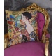 Perna decorativa Art Nouveau "Lady with fan"
