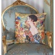Perna decorativa Art Nouveau "Lady with fan"