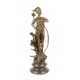 Diana victorioasa-statueta din bronz pe un soclu din marmura