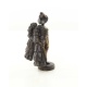 Femeie cu haina de blana-statueta erotica din bronz