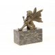Zana cu fluture- statueta din bronz pe soclu din marmura