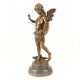 Ingeras razboinic-statueta din bronz cu un soclu din marmura