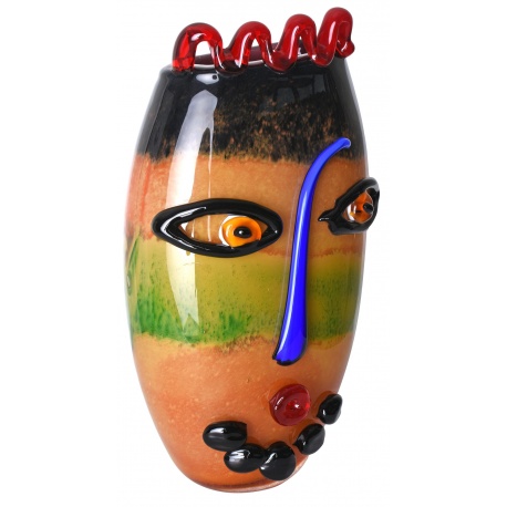 Fata umana-vas decorativ din sticla Murano