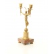 Candelabru cu doua brate din bronz masiv