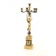 Candelabru cu sase brate din bronz masiv