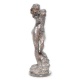 Eva-statueta din bronz cu un soclu din marmura