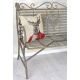 Banca din fier forjat antik brown