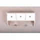 Dulapior Shabby chic cu trei sertare