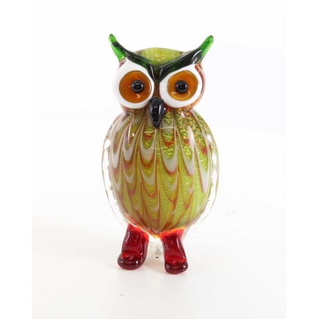 Bufnita-figurina din sticla Murano