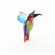 Pescarus albastru-figurina din sticla Murano