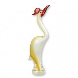 Egreta-figurina din sticla Murano