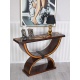 Consola Art Deco din lemn masiv furniruit