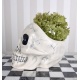 Craniu decorativ alb Dias de los Muertos