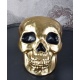 Vaza craniu aurie Halloween